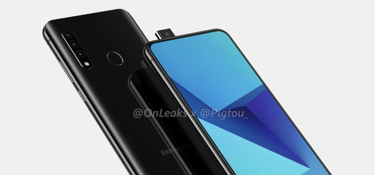 Mysterieuze Samsung-telefoon met pop-up-camera gelekt